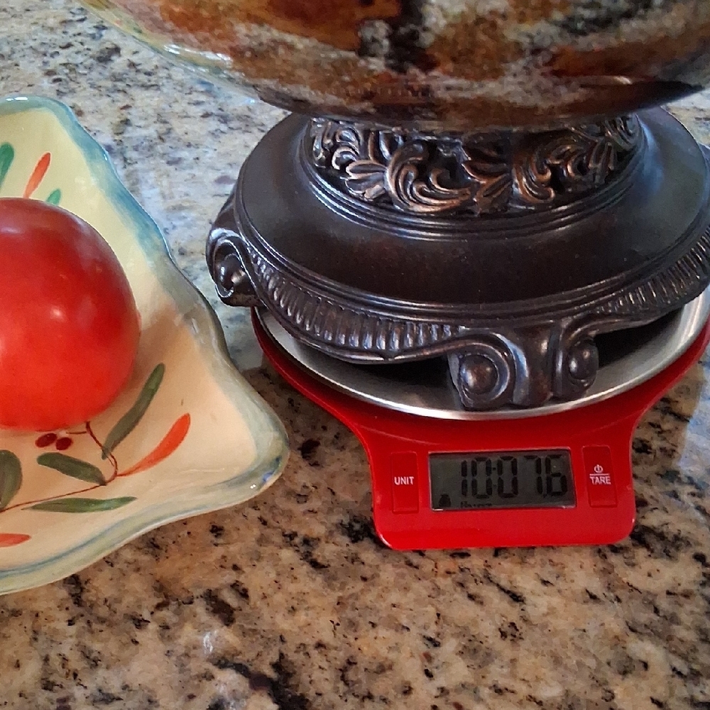 The Perfect Purse/Makeup Bowl. Elegant Decorative Bowl With Red Velvet Inside. - Picture 16 of 16